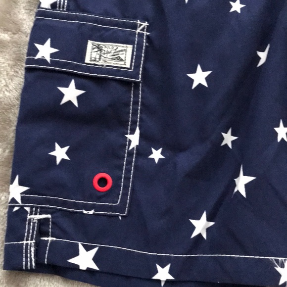 Ralph Lauren Polo Boys USA Flag Print Swin Trunks - Picture 3 of 7